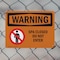 Signmission Spa Closed Do Not Enter OSHA Warning Sign, Plastic, 10in W x 7in L, 2PK OS-2PACK-WS-P-710-L-12837 - alternate 7